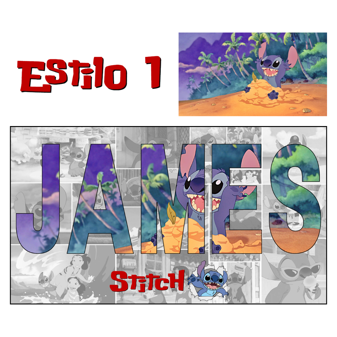 Póster STCH con Nombre Personalizado