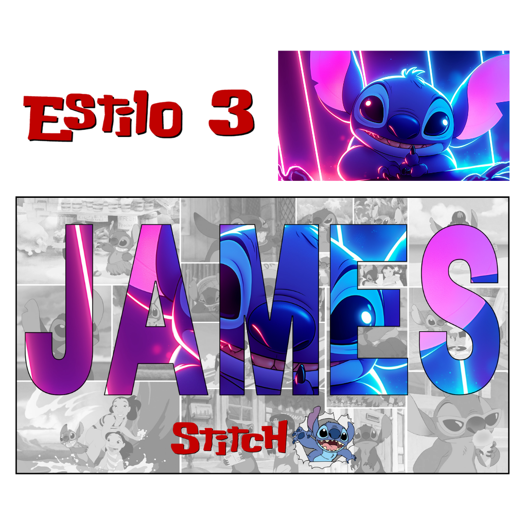Póster STCH con Nombre Personalizado