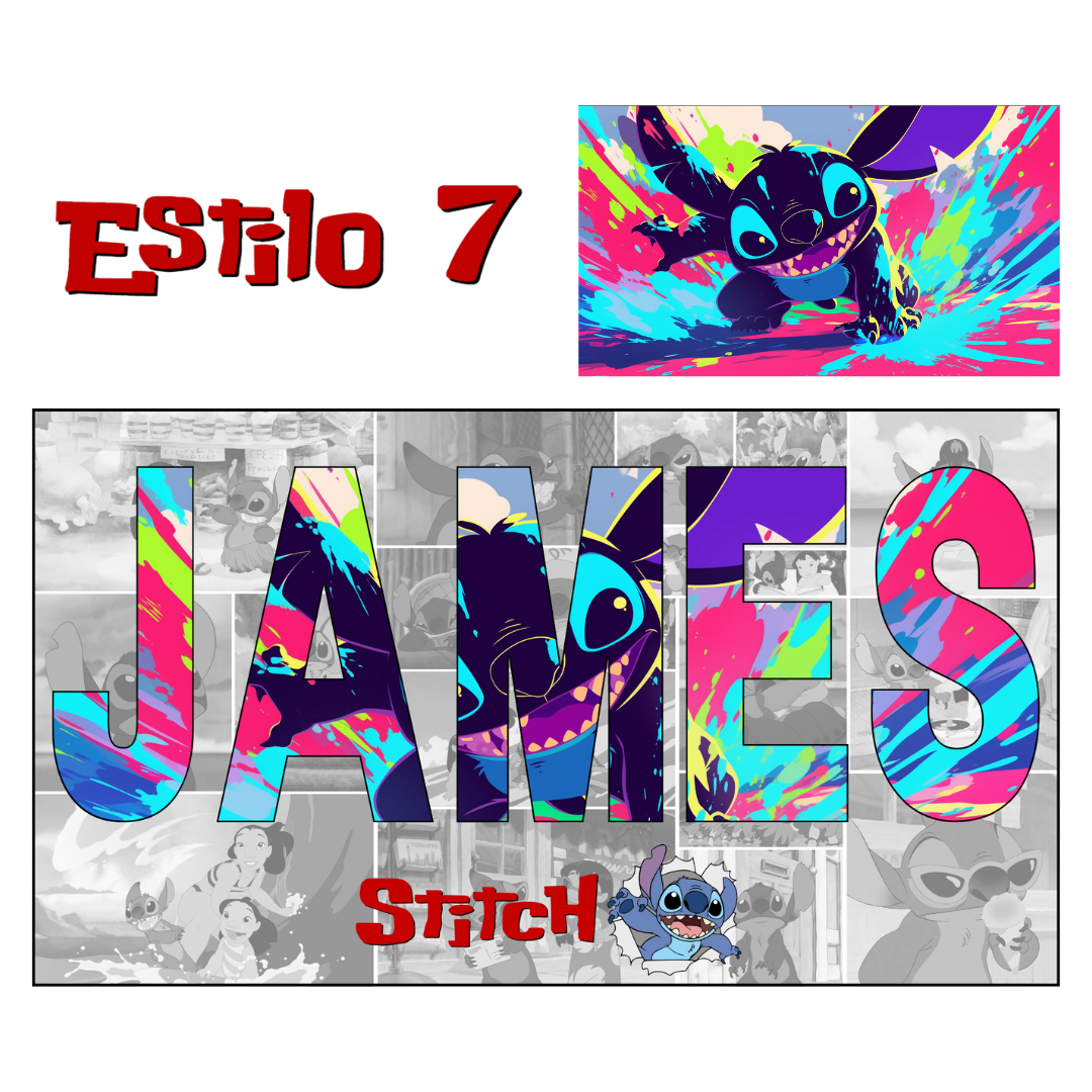 Póster STCH con Nombre Personalizado