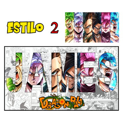 Póster DB con Nombre Personalizado