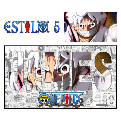 Póster Anime OP con Nombre Personalizado