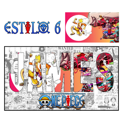 Póster Anime OP con Nombre Personalizado