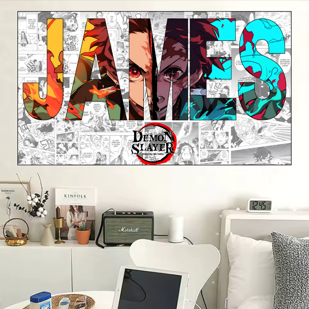 Póster DS con Nombre Personalizado